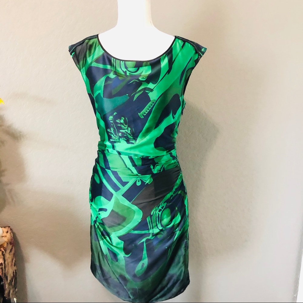 The Limited Green& Navy Blue Watercolor …